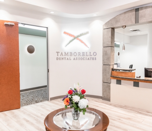 Tamborello Dental Associates reception desk